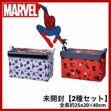 스파이더맨 MARVEL 아메리칸 잡화 수납 박스 [전 2종 세트] 2