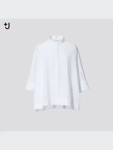 UNIQLO +J 수피마 코튼 돌먼 슬리브 셔츠 XS 택 포함 새상품