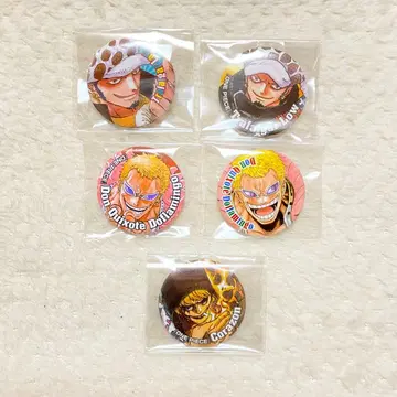 로 시저 크라운 플라밍고 코라손 나츠코미 캔뱃지 ONE PIECE