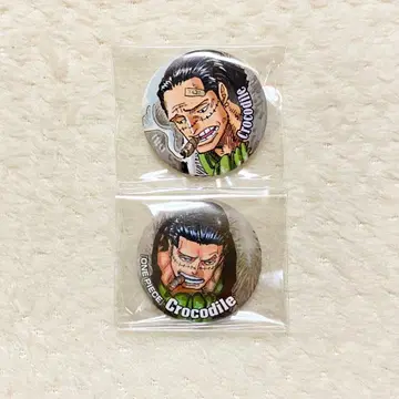 크로커다일 나츠코미 특전 캔뱃지 ONE PIECE