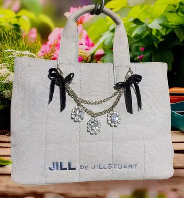 새상품급! JILL by JILLSTUART 비쥬 장식 토트백 무료배송!