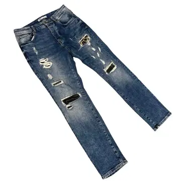 ZARA MAN 데미지 가공 스키니 데님