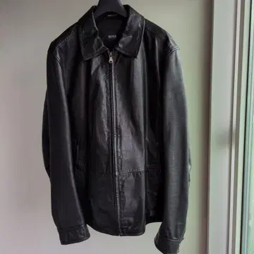 BOSS HUGO BOSS 가죽 자켓 블랙