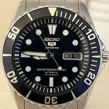 레어! SEIKO5 SNZF17J1 우니 자동 와인딩 미사용 새상품