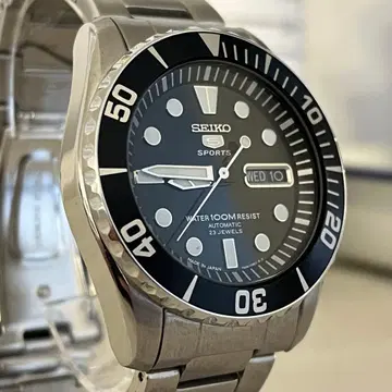 레어! SEIKO5 SNZF17J1 우니 자동 와인딩 미사용 새상품