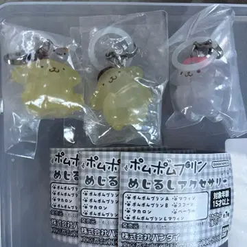 폼폼푸딩 메지루시 액세서리 푸딩&마카롱 폼폼푸딩B 마카롱