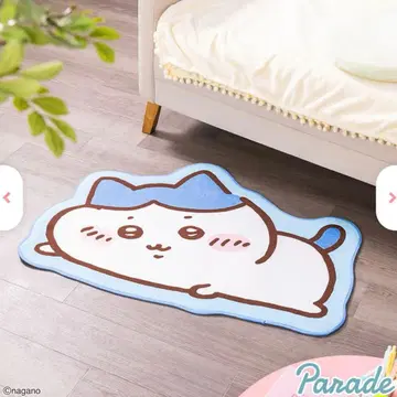 치이카와 (먼작귀) 하치와레 러그 매트 네소베리 다이컷 매트