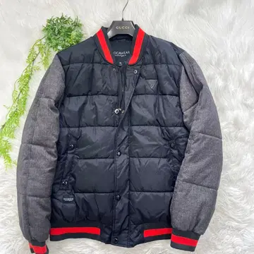 ROCA WEAR 로카웨어 퀼팅 충전솜 블루종 봄버 자켓