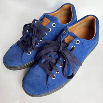 BALLY 스웨이드 스니커즈 블루 23.0cm