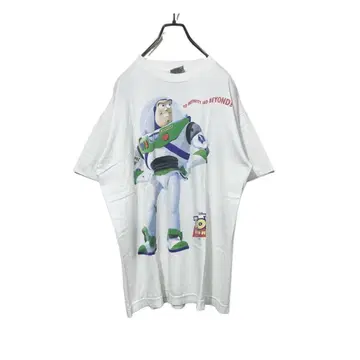 STANLEY DESANTIS 90s 토이스토리 버즈 티셔츠 화이트 L
