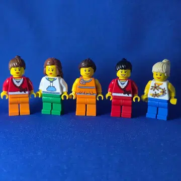 LEGO 레고 미니 피규어 여성 5체 세트 003