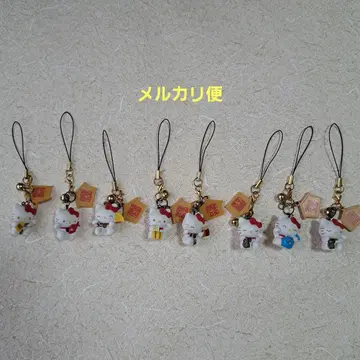 [레어] 칠복 키티 고양이 스트랩 [컴플리트품]