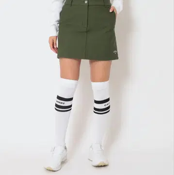캘러웨이 골프 스커트 카키