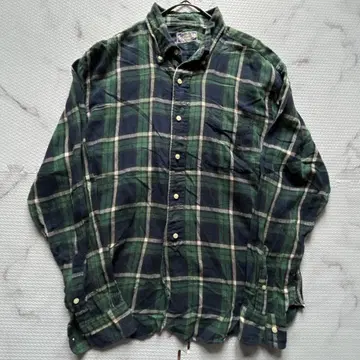 새상품급 SUGAR CANE 슈가케인 긴팔 체크 셔츠 L HN109