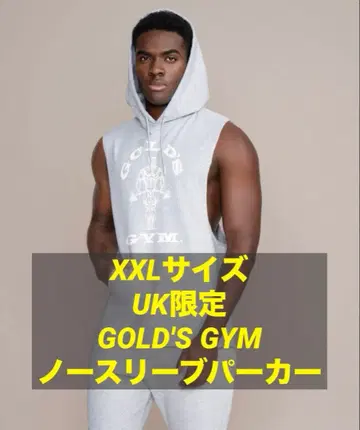XXL MUSCLE JOE SLEEVELESS HOODIE 골드짐