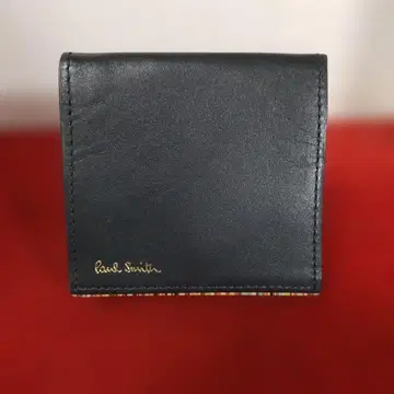 no458 Paul Smith 코인 케이스 동전 지갑 블랙