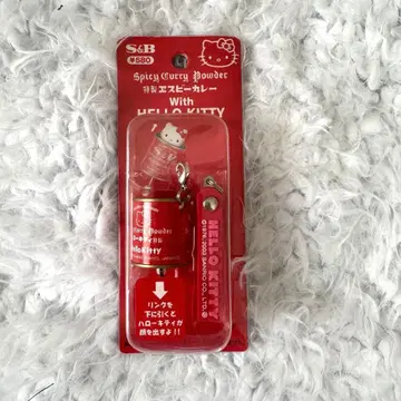 키티 스트랩 S&B 에스비 카레 콜라보 헬로키티 스트랩