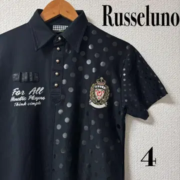 Russeluno 러셀노 남성용 골프 반팔 피케 셔츠