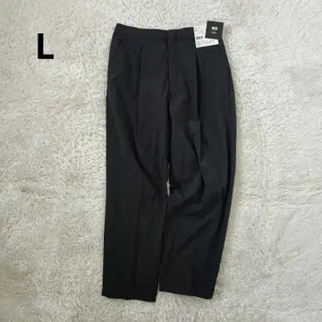 새상품 UNIQLO Theory 감동 턱 이지 팬츠 블랙 L 블랙