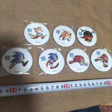 SEGA 소닉 캔뱃지 묶음 판매 도트