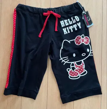 미사용품 산리오 Hellokitty 헬로키티 하프 팬츠 L
