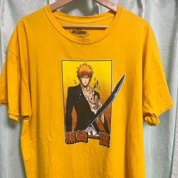 00s 블리치 BLEACH 쿠로사키 이치고 애니메이션 티셔츠 XL