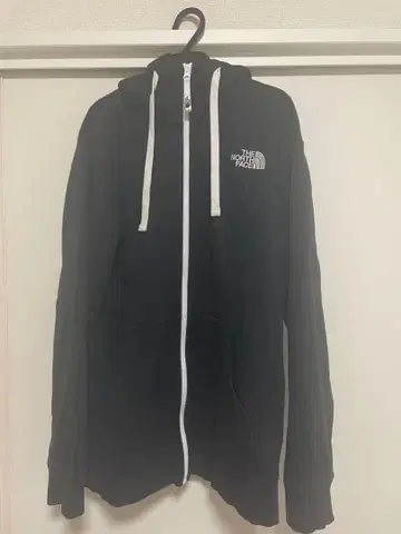 THE NORTH FACE 집업 후드티 블랙