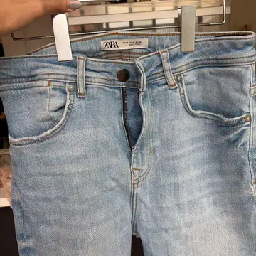 ZARA 스키니 데님 라이트 블루 EUR38