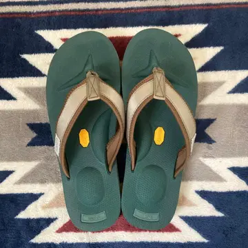 SUICOKEVibram 밑창 플립플랍 그린