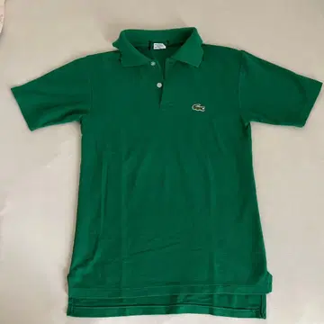 LACOSTE 피케 셔츠 그린 일본제