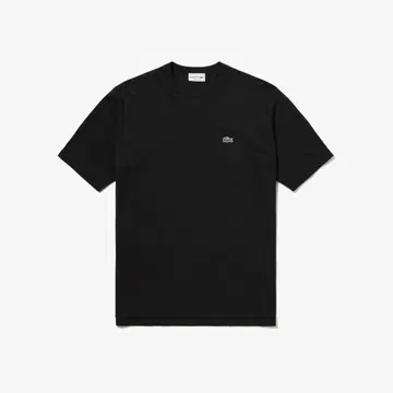 LACOSTE 라코스테 크루넥 T셔츠 블랙 S