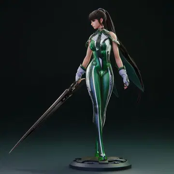 1/6 미도색 미조립 피규어 레진 키트 이브 스텔라 브레이드