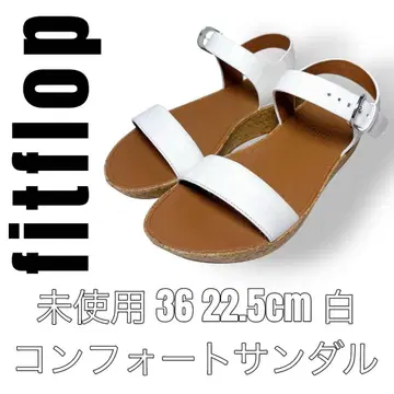 fitflop 핏플랍 컴포트 샌들 화이트 22.5cm 36