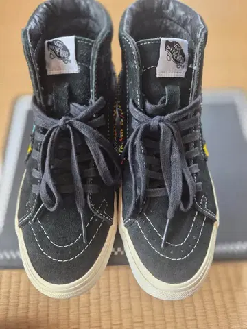 레어 VANS Sk8-Hi 비즈 장식 하이컷 스니커즈