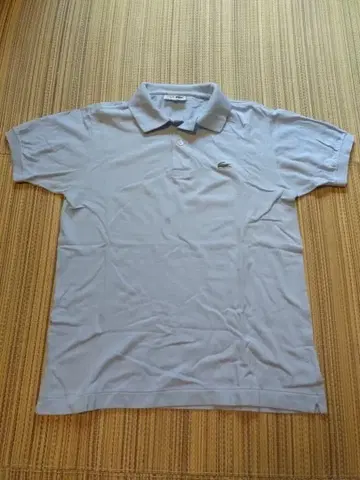 LACOSTE 피케 셔츠 라이트 블루 사이즈 4