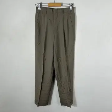 90's vintage 슬랙스 라이트 카키 노움코어 무지 캐주얼