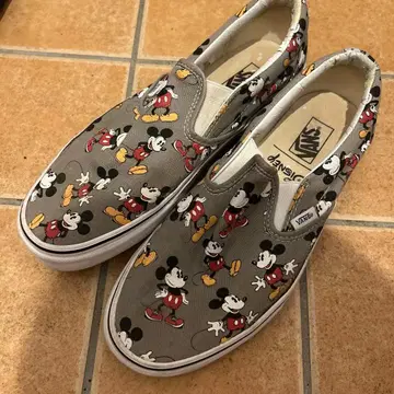 레어 VANS Disney 미키 슬립온 스니커즈 90s