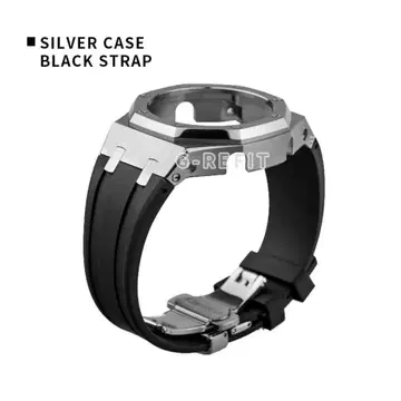 4세대 G-SHOCK GA-2100용 카시오크 고무 벨트 브레스