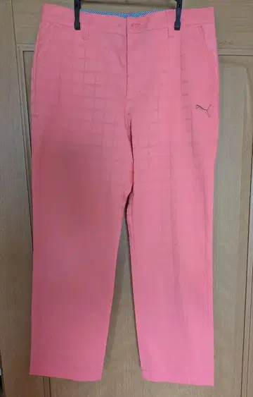 PUMA 골프 팬츠 체크 무늬 L 사이즈