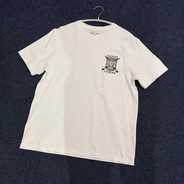 메종 키츠네 티셔츠 화이트 S 사이즈