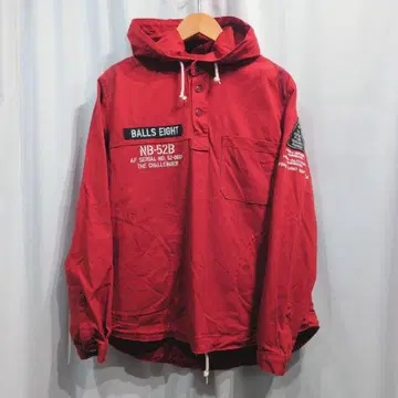 아비렉스 NB-52B 후드 부착 풀오버 밀리터리 셔츠