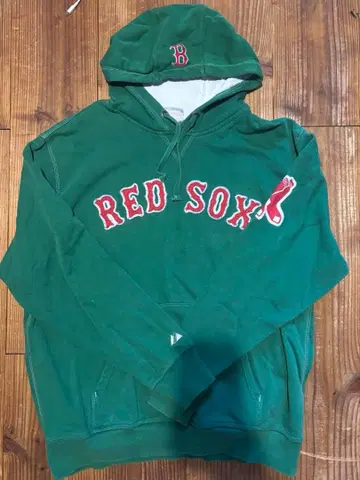 Majestic MLB Red Sox 후드티 그린