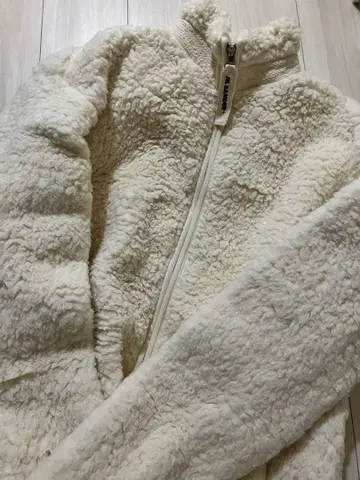 JIL SANDER+ 보아 플리스 자켓 화이트