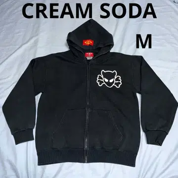 CREAM SODA 블랙캣츠 후드티 맨투맨 크림 소다