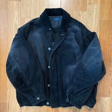정가 2만 엔 초과! NAUTICA 코듀로이 블루종 블랙 M