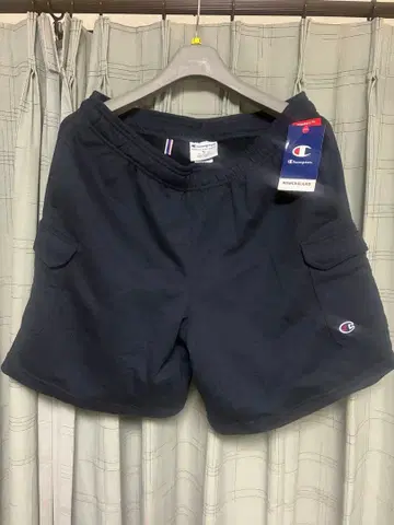 Champion POWERBLEND 카고 숏팬츠 네이비 XL