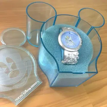 디즈니 20주년 팅커벨 손목시계 실버