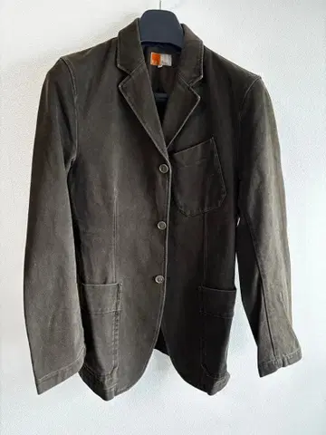 EZ BY ZEGNA 남성용 자켓 M 브라운 계열 구제 의류 테일러드