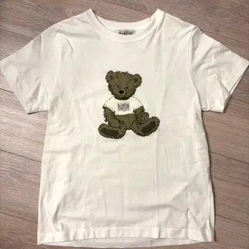 Marithe Francois Girbaud 베어 T셔츠 화이트