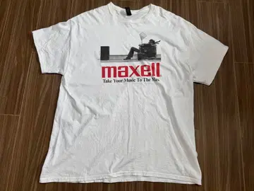 Maxell Blown Away 기업 셔츠 XL 화이트